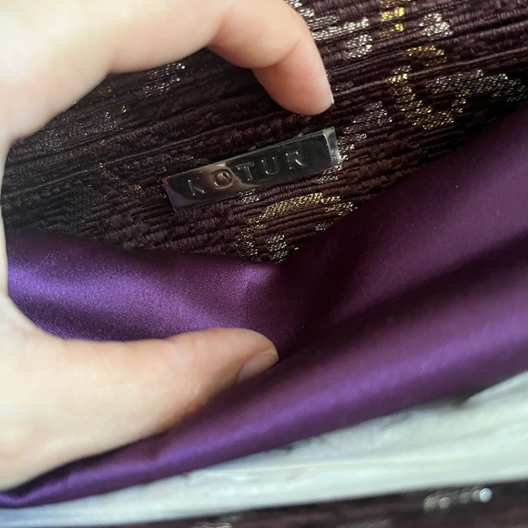NWOT KOTUR Multicolored Evening Clutch w/ Dust Bag - Picture 6 of 15